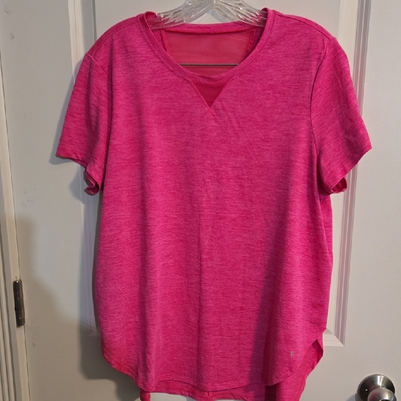 Women's Pink V-Neck Top - Picture 2 of 11